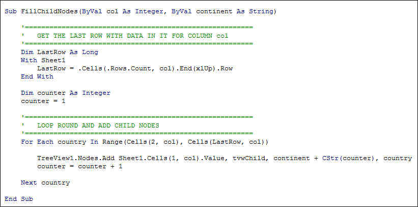 Add child nodes in a For ... Each loop