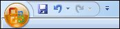 The Quick Access bar in Excel